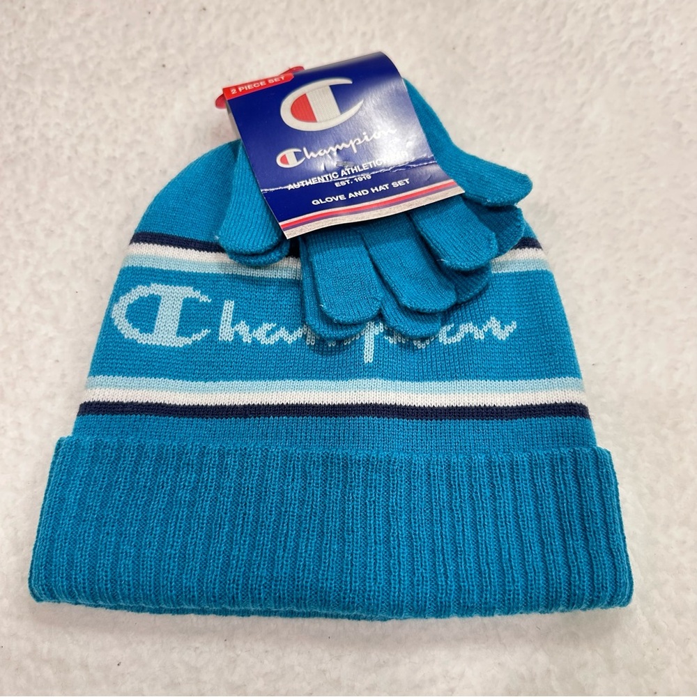 Boys Champion Hat and Glove Set